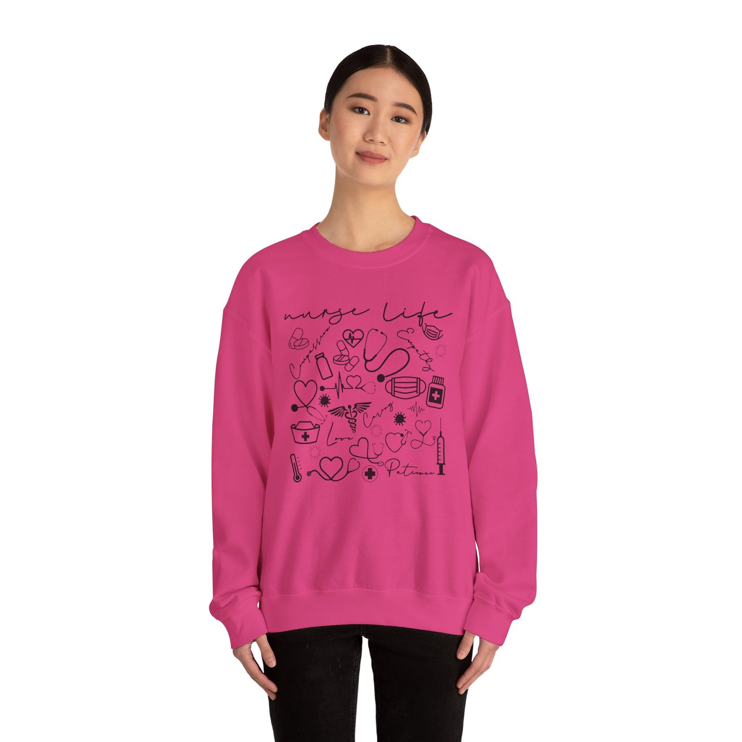 Nurse Life Crewneck Sweatshirt