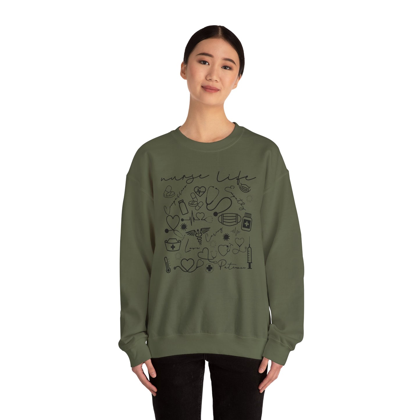 Nurse Life Crewneck Sweatshirt