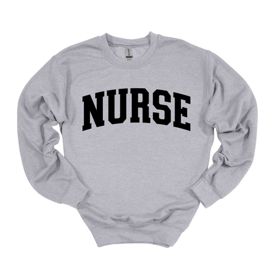 Varsity Nurse Crewneck Sweatshirt