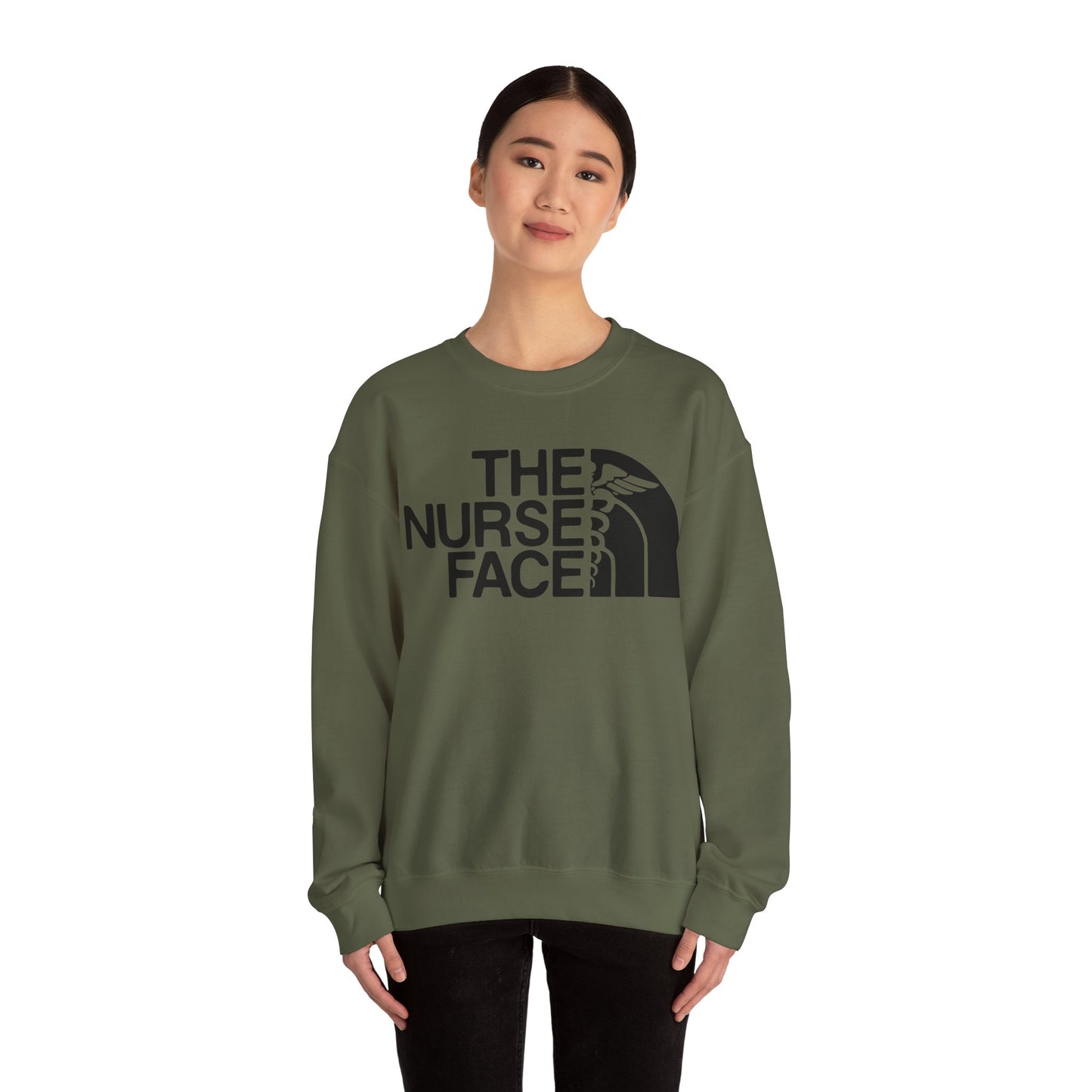 The Nurse Face Crewneck Sweatshirt