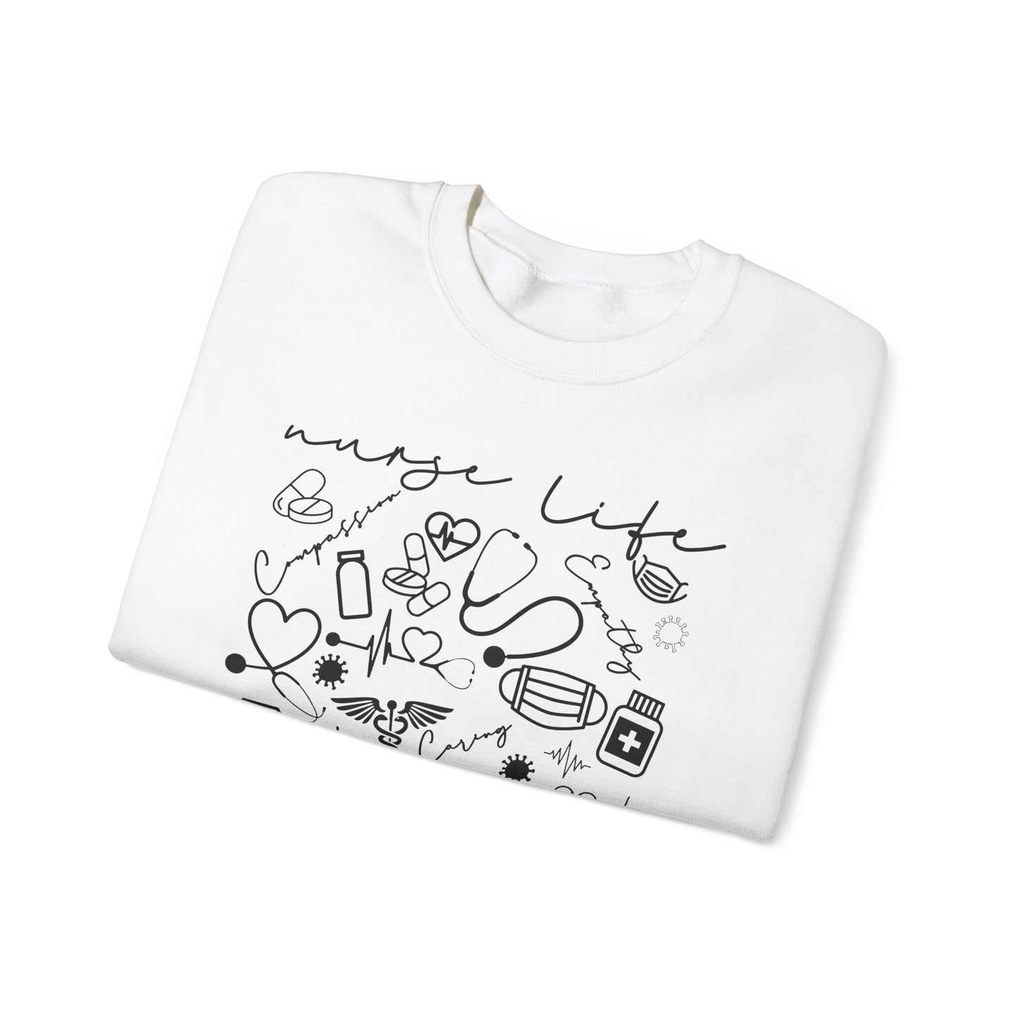 Nurse Life Crewneck Sweatshirt
