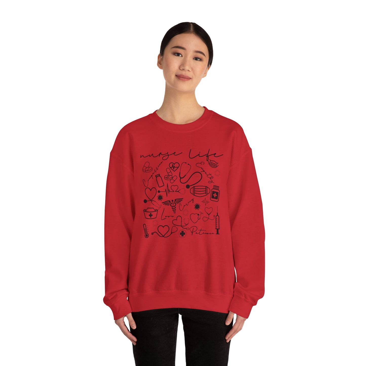 Nurse Life Crewneck Sweatshirt