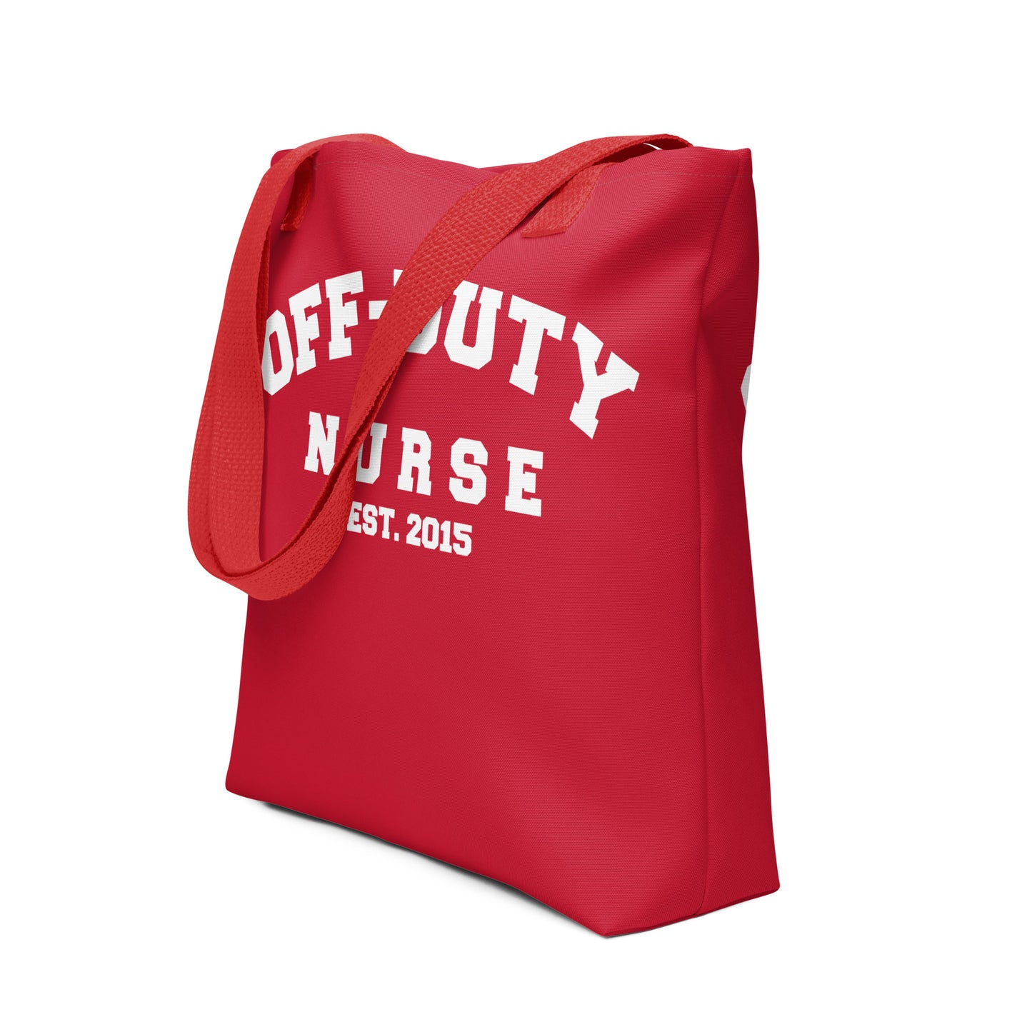 Off-Duty Nurse Tote bag