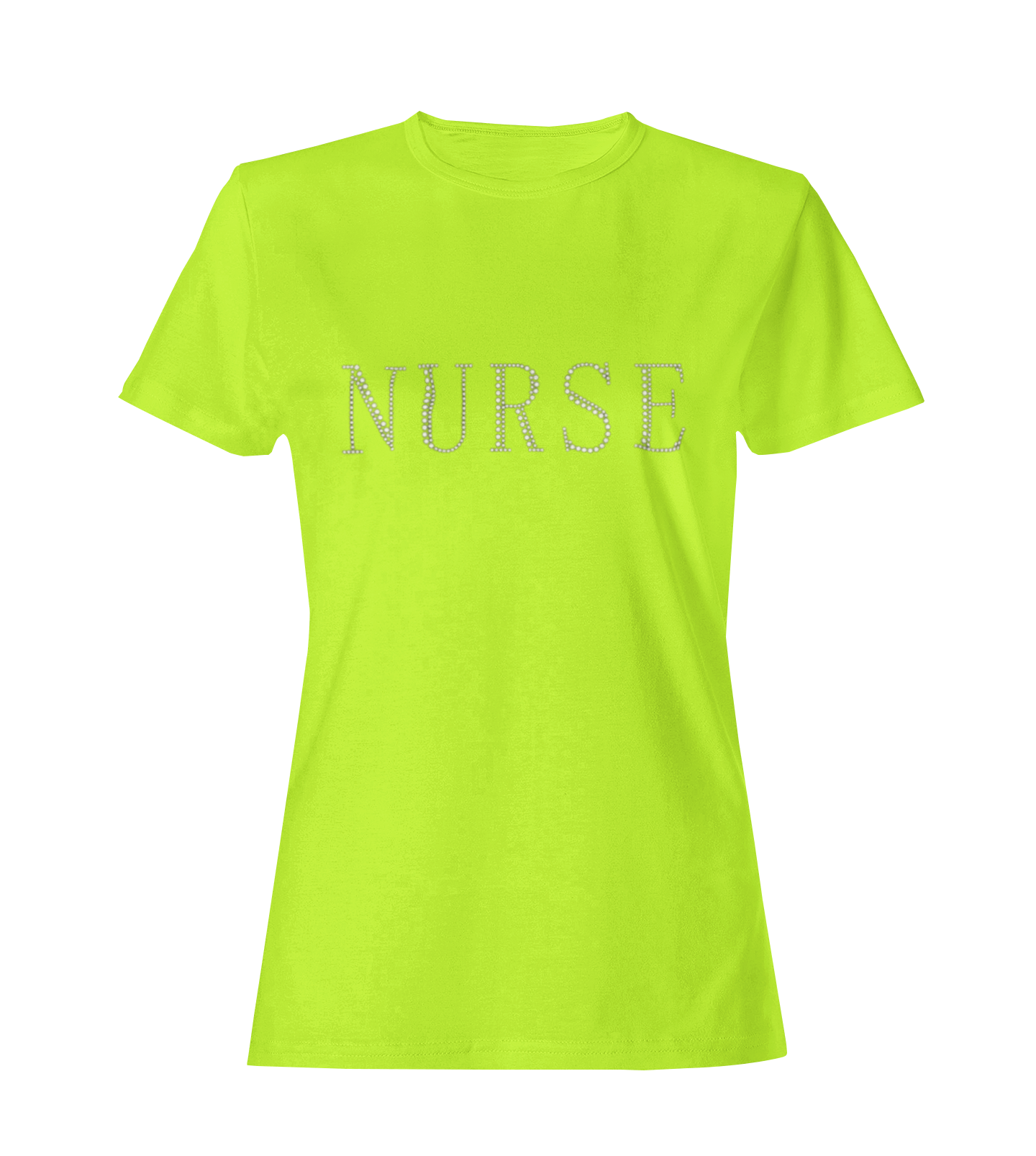 Glam Nurse Jeweled T-shirt NEON